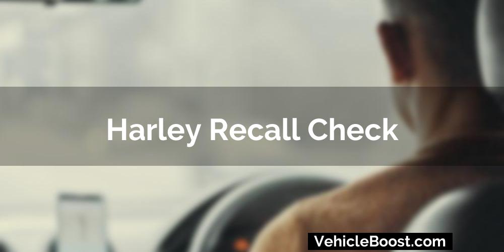 Harley Recall Check